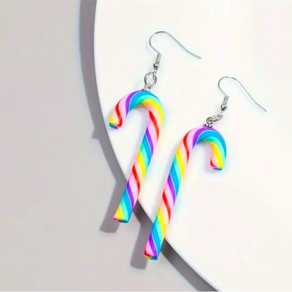 Candy Cane Earrings
